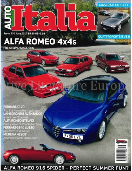 2017 AUTO ITALIA MAGAZINE 256 ENGLISCH