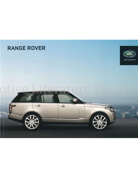 2014 RANGE ROVER BROCHURE GERMAN