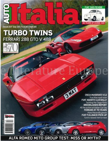 2017 AUTO ITALIA MAGAZINE 257 ENGLISCH