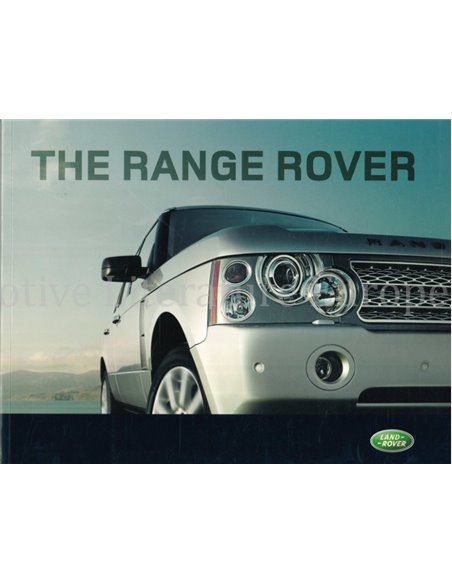 2006 RANGE ROVER PROSPEKT ENGLISCH