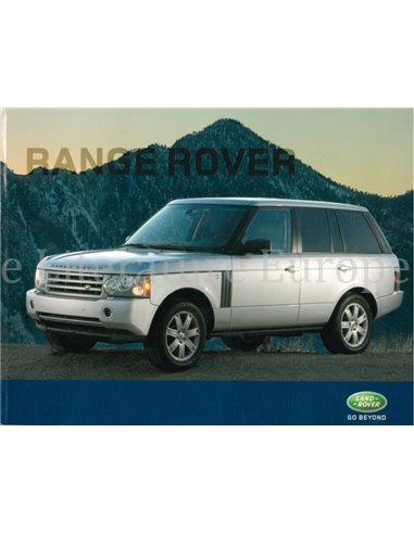 2010 RANGE ROVER BROCHURE NEDERLANDS