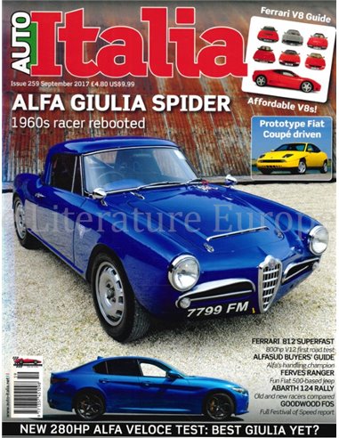 2017 AUTO ITALIA MAGAZINE 259 ENGLISCH