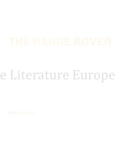 2010 RANGE ROVER BROCHURE ENGELS