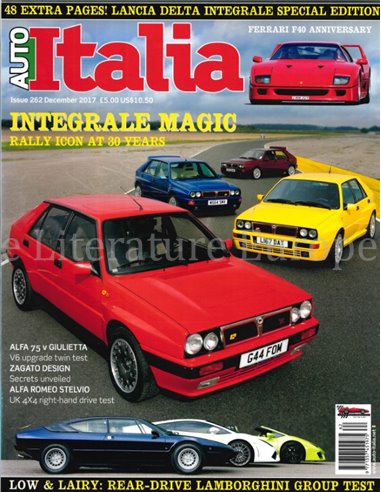 2017 AUTO ITALIA MAGAZINE 262 ENGLISCH