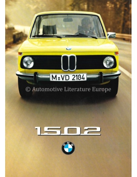 1975 BMW 1502 BROCHURE FRANS