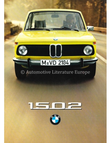 1975 BMW 1502 BROCHURE FRENCH