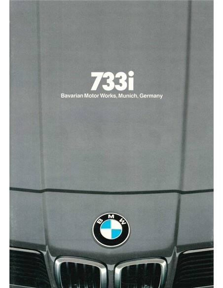 1980 BMW 7ER PROSPEKT ENGLISCH (USA)