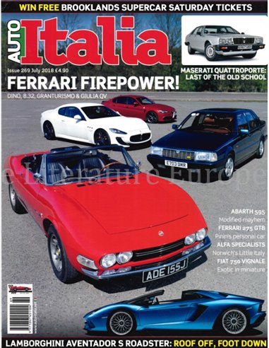 2018 AUTO ITALIA MAGAZINE 269 ENGELS 