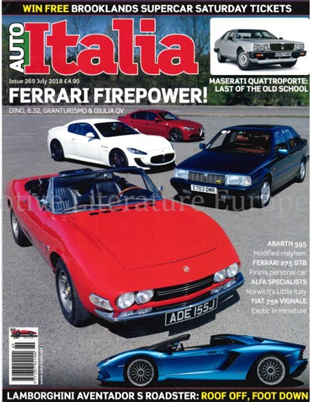 2018 AUTO ITALIA MAGAZINE 269 ENGELS 