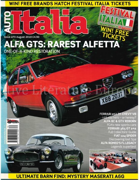 2018 AUTO ITALIA MAGAZINE 270 ENGELS 