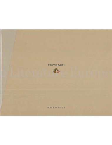 2006 MAYBACH 62 S HARDCOVER PROSPEKT DEUTSCH