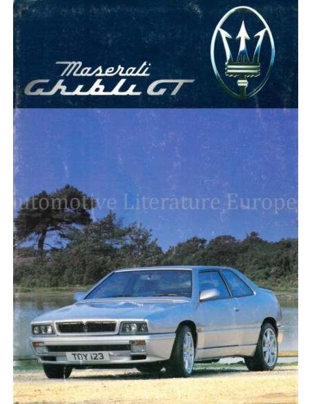 1996 MASERATI GHIBLI BROCHURE ENGELS