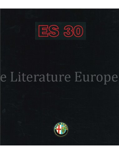 1989 ALFA ROMEO ES30 HARDBACK BROCHURE ITALIAN