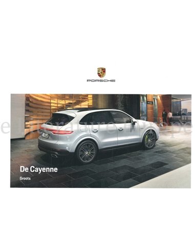 2019 PORSCHE CAYENNE HARDCOVER BROCHURE NEDERLANDS