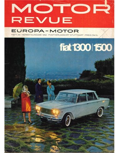 1963 MOTOR REVUE MAGAZINE 43 GERMAN