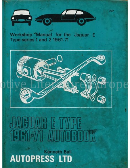 1961-1971 JAGUAR E-TYPE SERIES 1 | 2  REPERATURANLEITUNG ENGLISCH