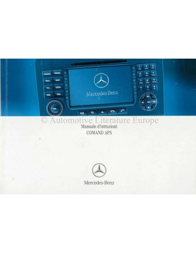 2007 MERCEDES BENZ COMAND APS INSTRUCTIEBOEKJE ITALIAANS