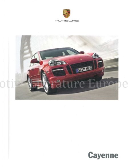 2008 PORSCHE CAYENNE HARDBACK BROCHURE DUTCH