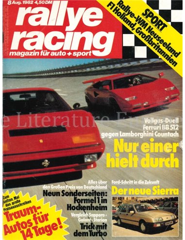 1982 RALLYE RACING MAGAZINE 08 GERMAN