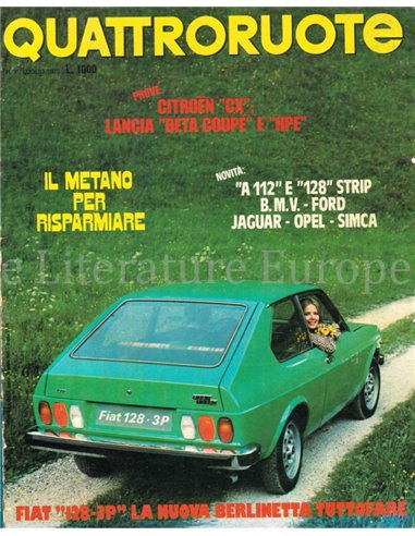 1975 QUATTRORUOTE MAGAZINE 235 ITALIAANS