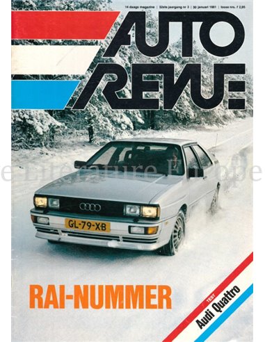 1981 AUTO REVUE MAGAZINE 03 NIEDERLÄNDISCH