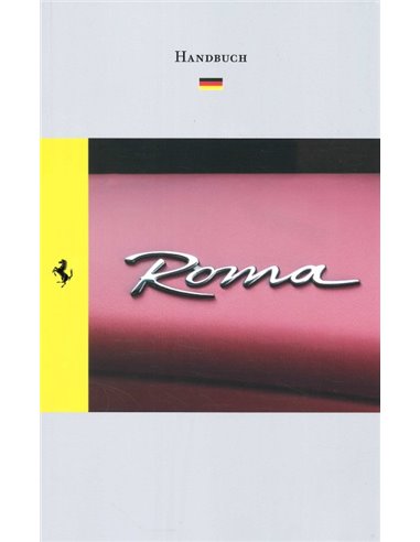 2020 FERRARI ROMA KURZ BETRIEBSANLEITUNG DEUTSCH