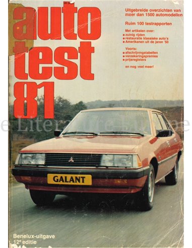 1981 AUTOTEST YEARBOOK DUTCH