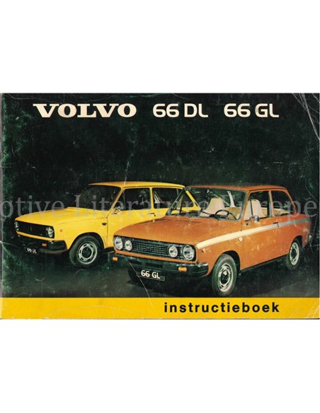 1976 VOLVO 66 OWNERS MANUAL DUTCH