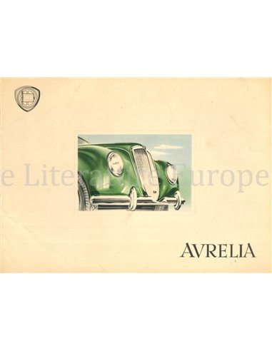 1951 LANCIA AURELIA SEDAN | CABRIOLET BROCHURE ITALIAANS