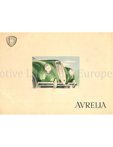 1951 LANCIA AURELIA SEDAN | CABRIOLET BROCHURE ITALIAANS
