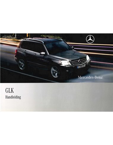 2008 MERCEDES BENZ GLK CLASS OWNERS MANUAL DUTCH