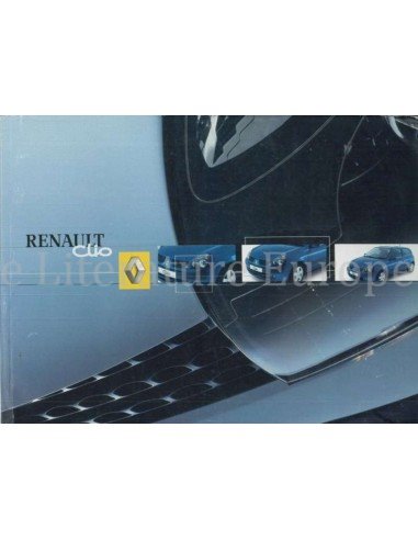 2002 RENAULT CLIO OWNER'S MANUAL DUTCH