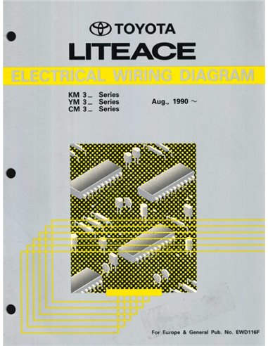 1990 TOYOTA LITEACE ELEKTRIK SCHALTPLAN 