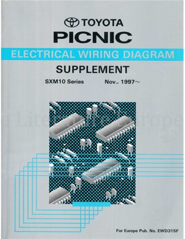 2003 TOYOTA PICNIC ELECTRICAL WIRING DIAGRAM ENGLISH