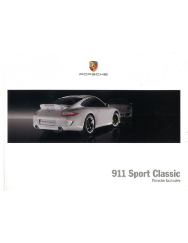 2010 PORSCHE 911 SPORT CLASSIC BROCHURE DUTCH