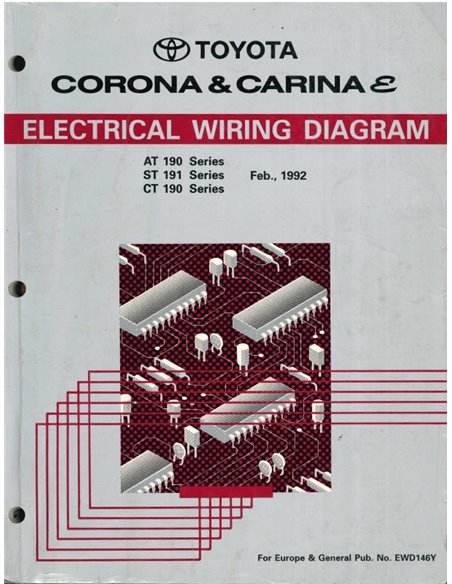 1992 TOYOTA CORONA | CARINA E ELECTRICAL WIRING DIAGRAM MULTI