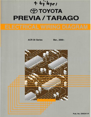 2000 TOYOTA PREVIA | TARAGO ELECTRICAL WIRING DIAGRAM WORKSHOP MANUAL MULTI