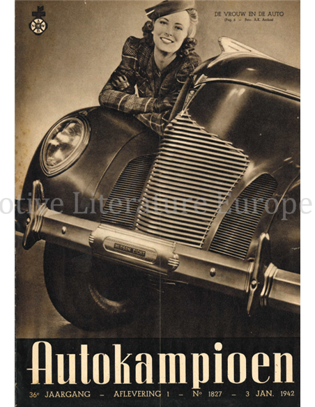 1942 AUTOKAMPIOEN MAGAZIN 01 NIEDERLÄNDISCH