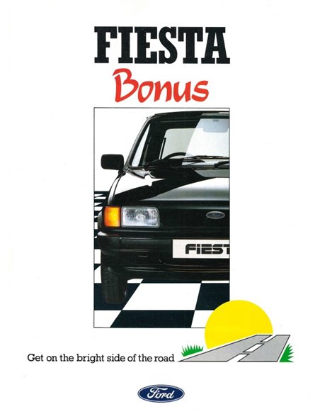 1988 FORD FIESTA BONUS PROSPEKT ENGLISCH