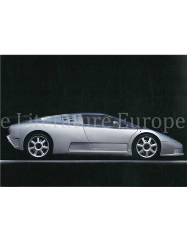 1992 BUGATTI EB110 SPORT DATENBLATT ENGLISCH