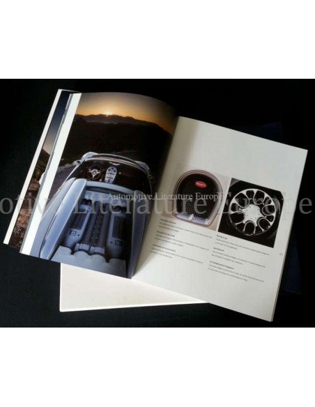 2009 BUGATTI VEYRON 16.4 GRAND SPORT HARDBACK BROCHURE EN / DU / FR