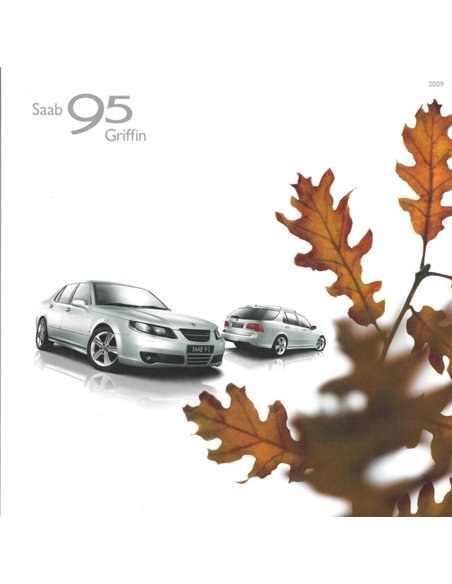 2009 SAAB 9-5 GRIFFIN EDITION PROSPEKT NIEDERLÄNDISCH