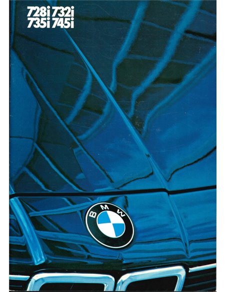 1983 BMW 7 SERIES BROCHURE DUTCH