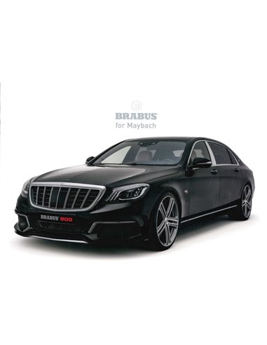 2017 BRABUS MAYBACH 900 BROCHURE ENGELS | DUITS