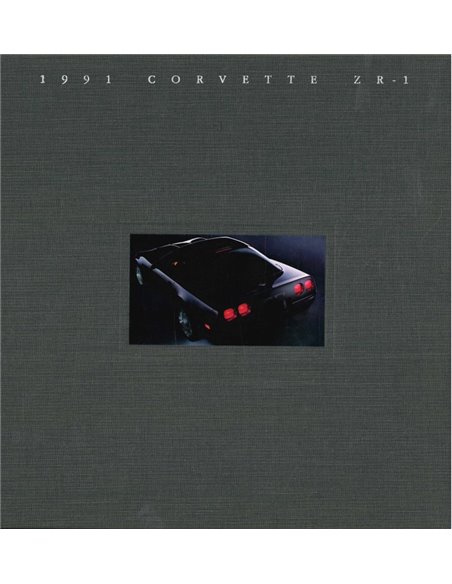 1991 CHEVROLET CORVETTE ZR1 BROCHURE ENGLISH (USA)