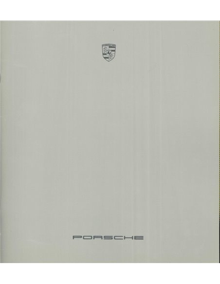 1986 PORSCHE PROGRAMM PROSPEKT DEUTSCH