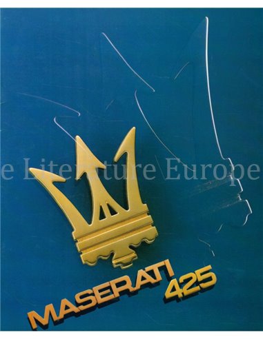 1985 MASERATI 425 BROCHURE ITALIAANS