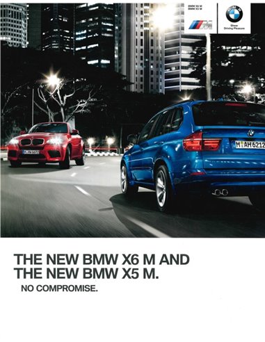 2012 BMW X5 M | X6 M BROCHURE ENGELS