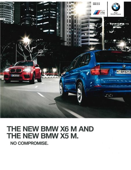 2012 BMW X5 M | X6 M BROCHURE ENGLISH