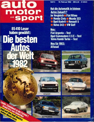 1982 AUTO MOTOR UND SPORT 03 GERMAN
